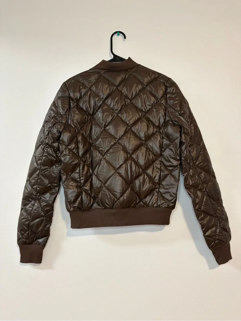 ALO Yoga Quilted Bomber Jacket - Brown
